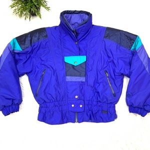Vibrant Purple Ski & Snow Jacket for Women L Great Condition